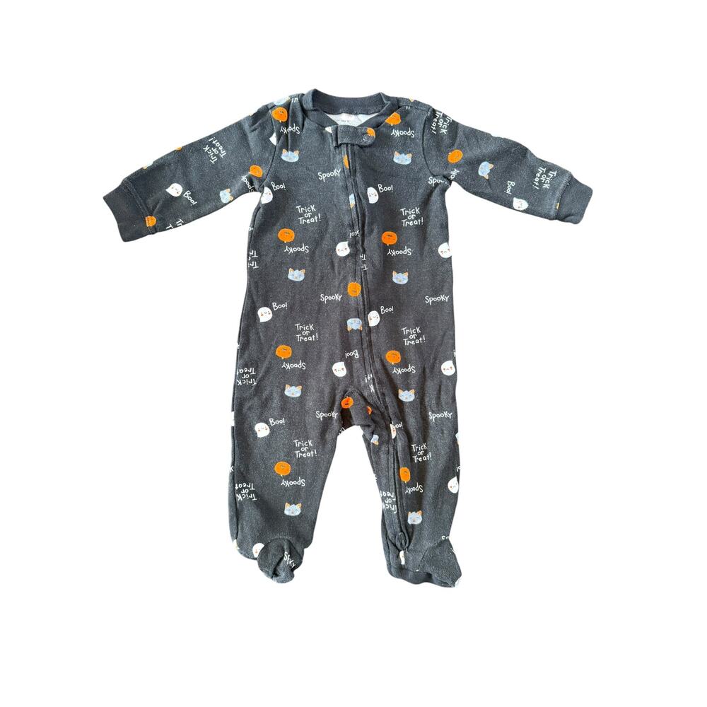 Carters Kids Bundle Halloween Sleeper Matching Outfit Size 9 Months - Picture 2 of 8